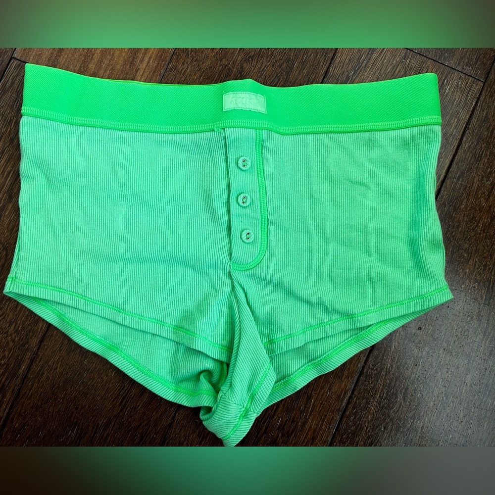 skims cotton rib shorts